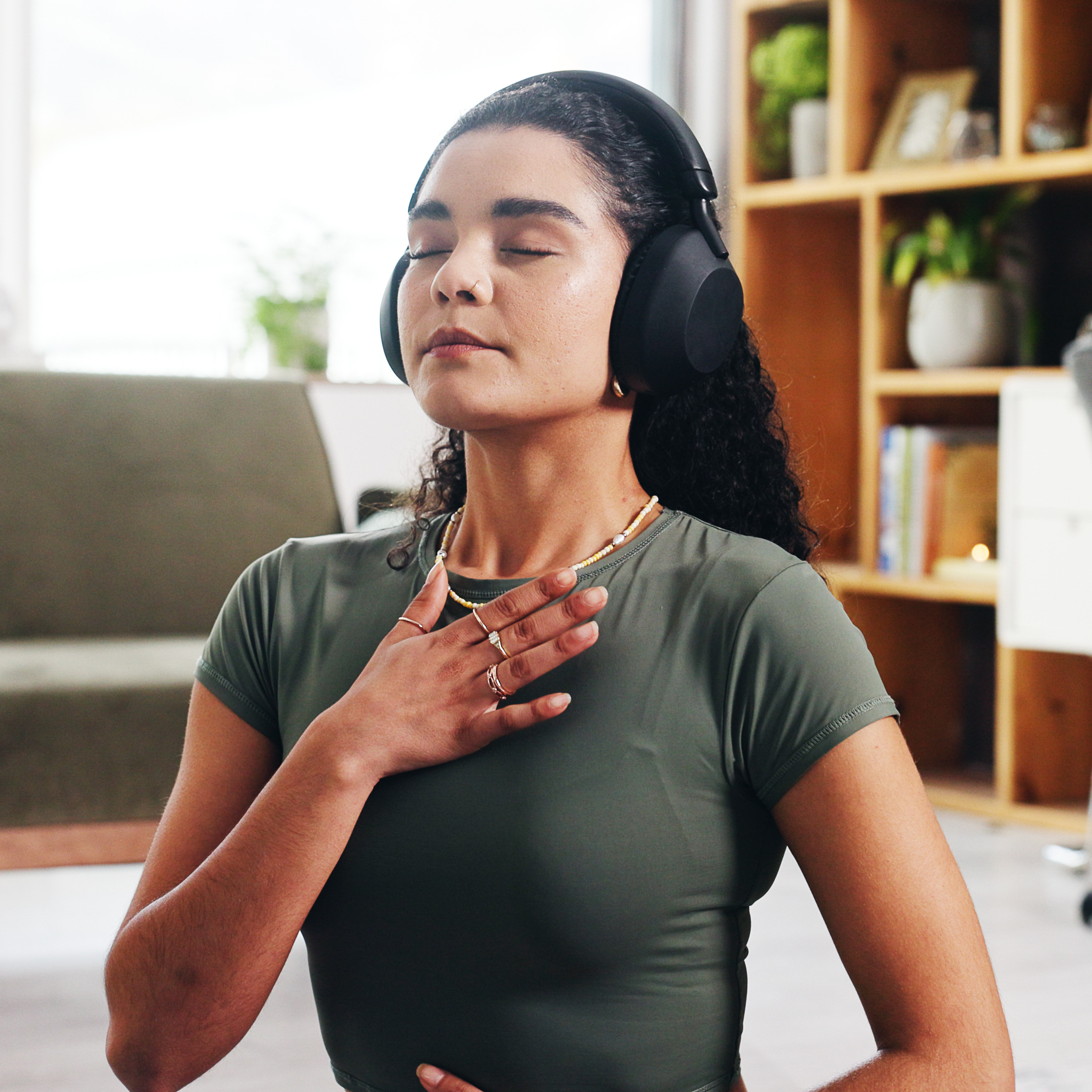 Stress management breathing