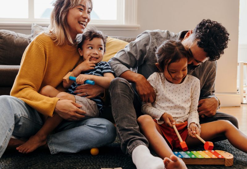 family at family therapy session at Emberhaven